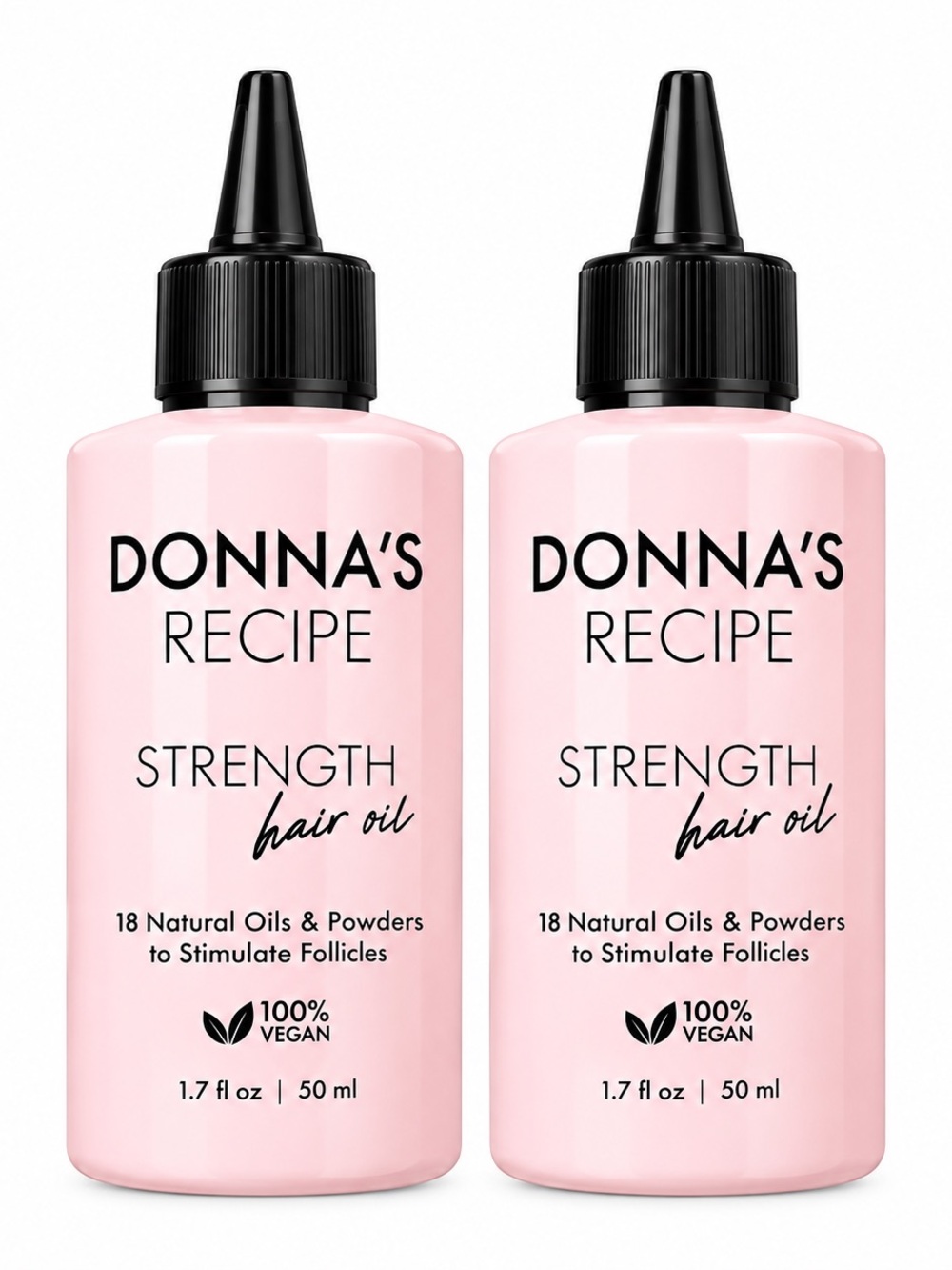 Donna's Recipe Strength Hair Oil - Pink